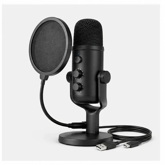 Microphone USB à condensateur avec filtre image 3